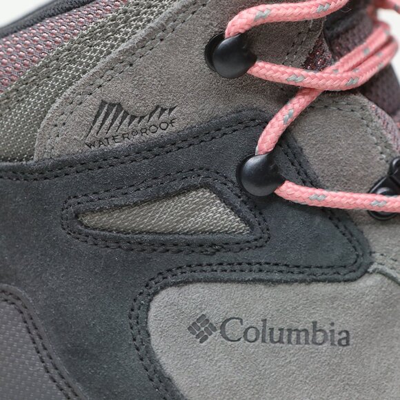 Columbia Newton Ridge™ Plus Waterproof Amped Hiking Boot Suede Gorpcore Grey - Picture 8 of 11